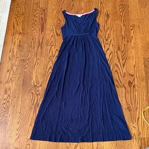 Boden petite v neck sleeveless maxi dress